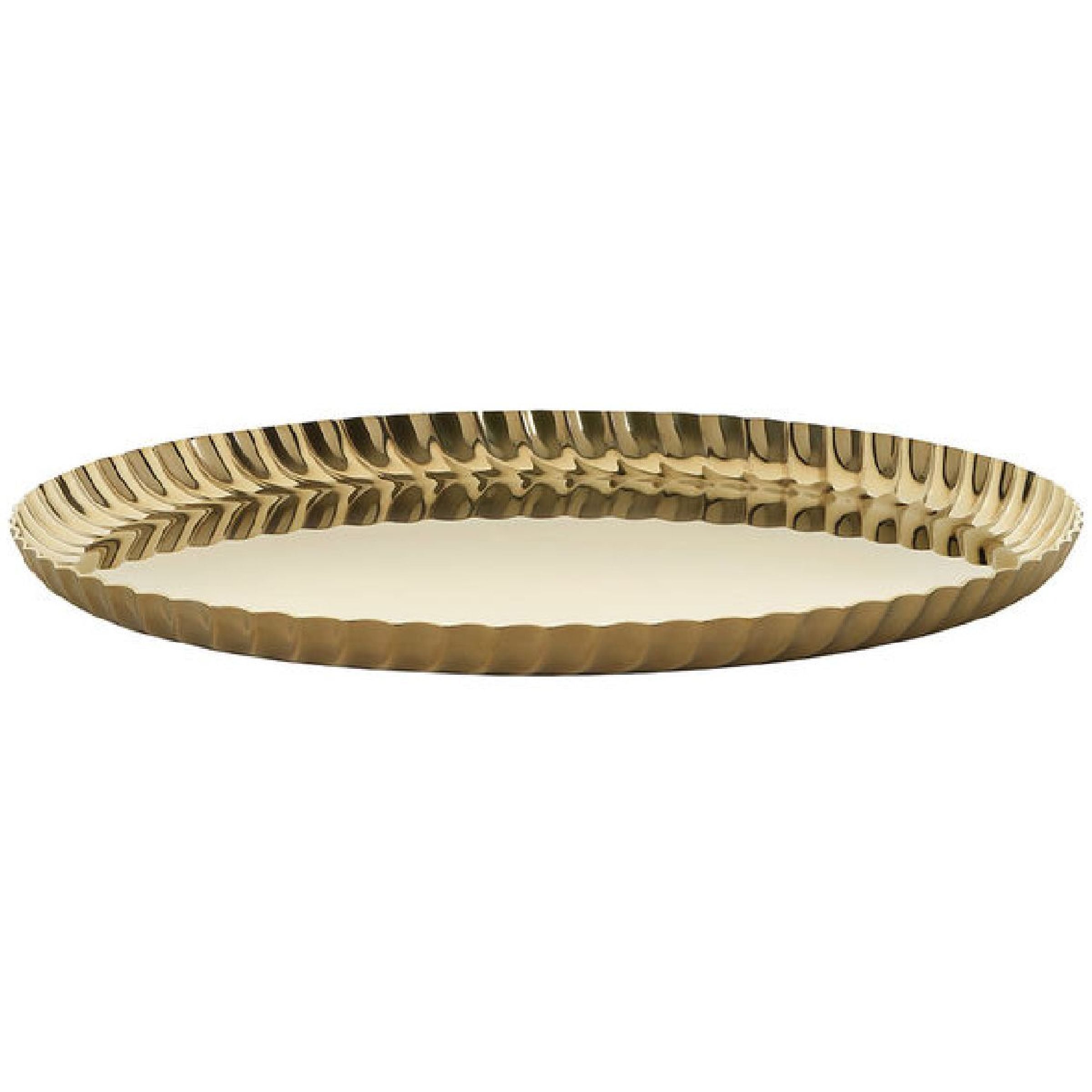 Alessi Pleats Tablett rund