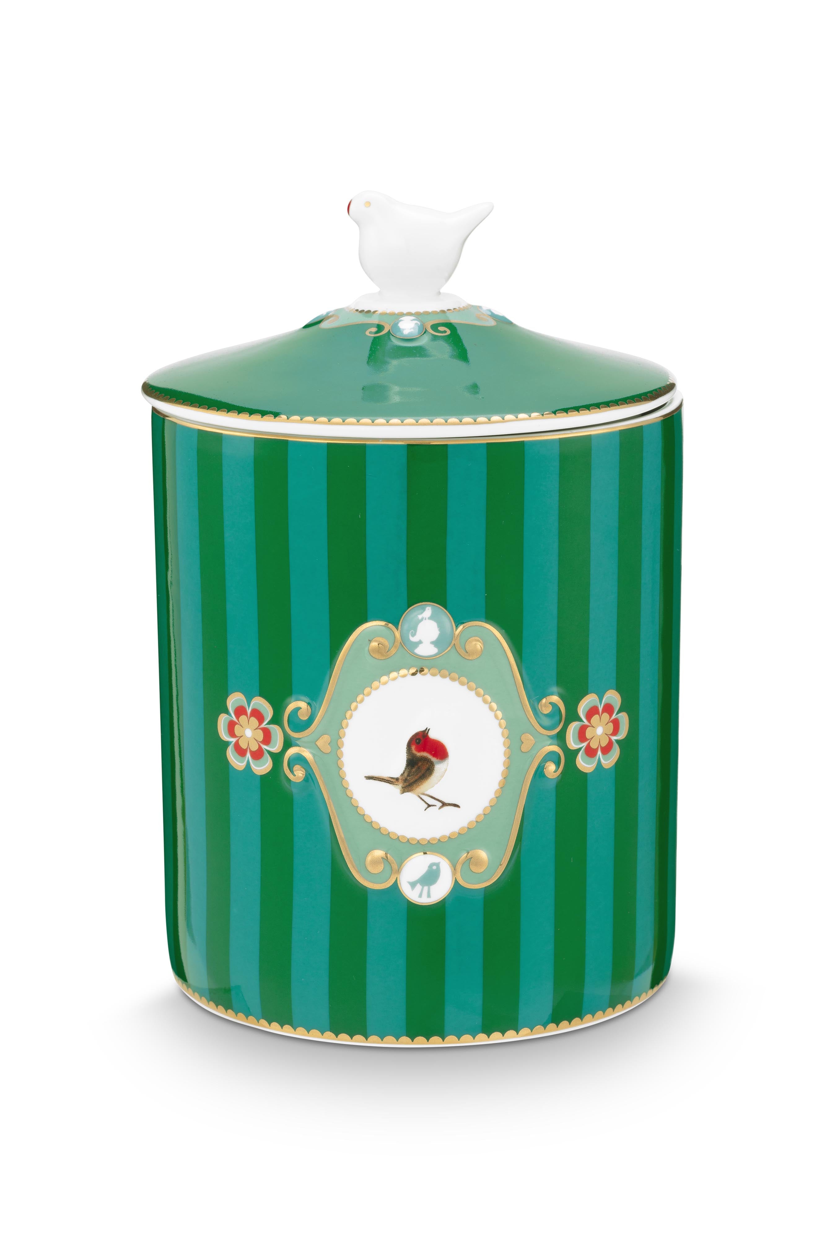 Pip Studio Love Birds Vorratsdose Medallion Stripes