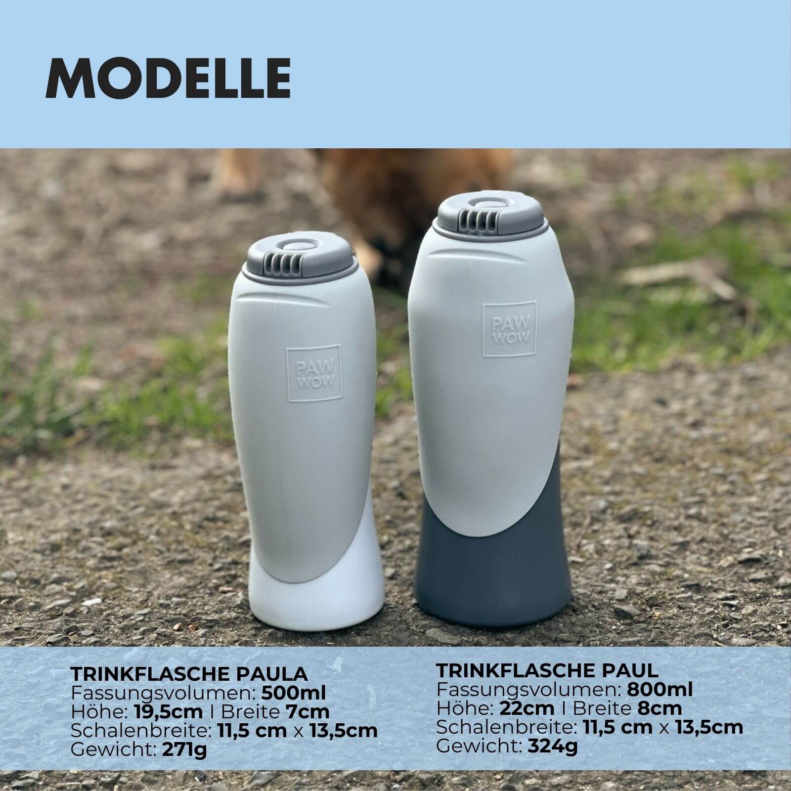 Trinkflasche für Hunde PAUL 800ml