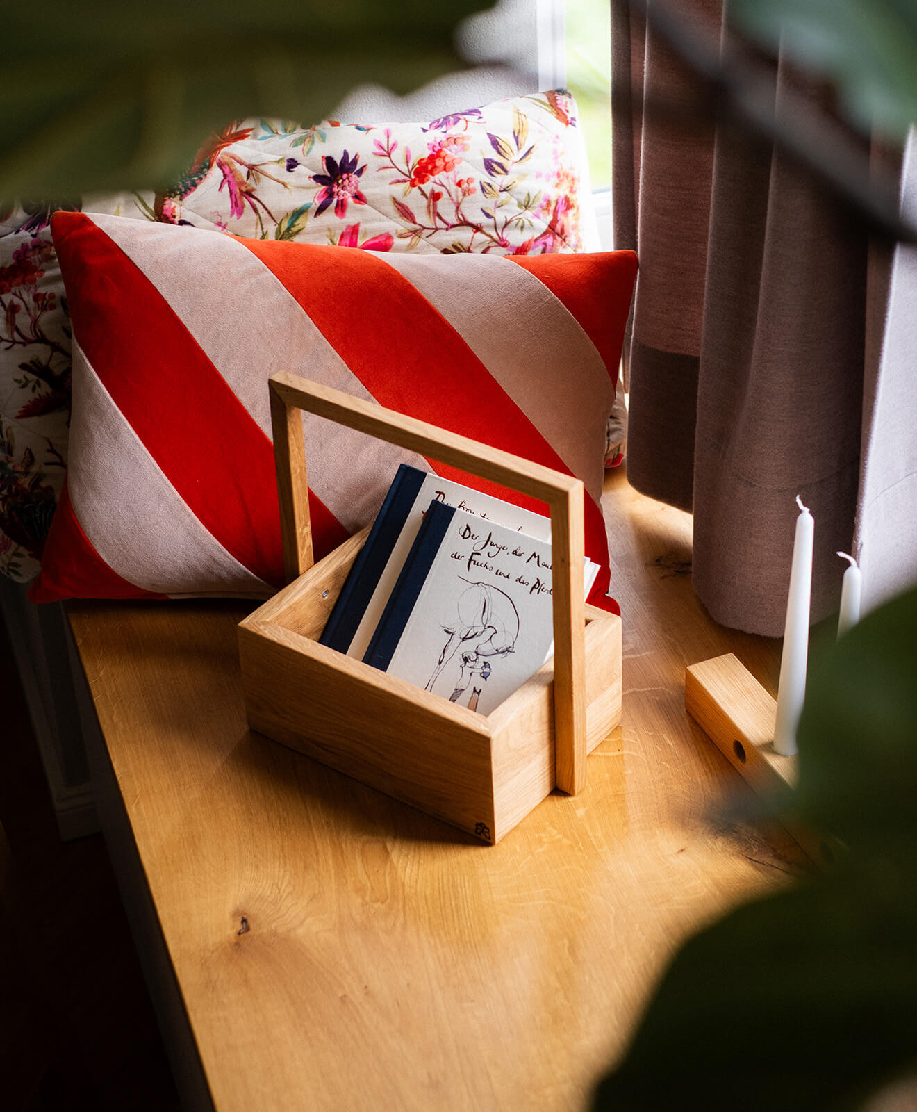 Holzkiste Eiche mit Griff KLEINER FRITZ