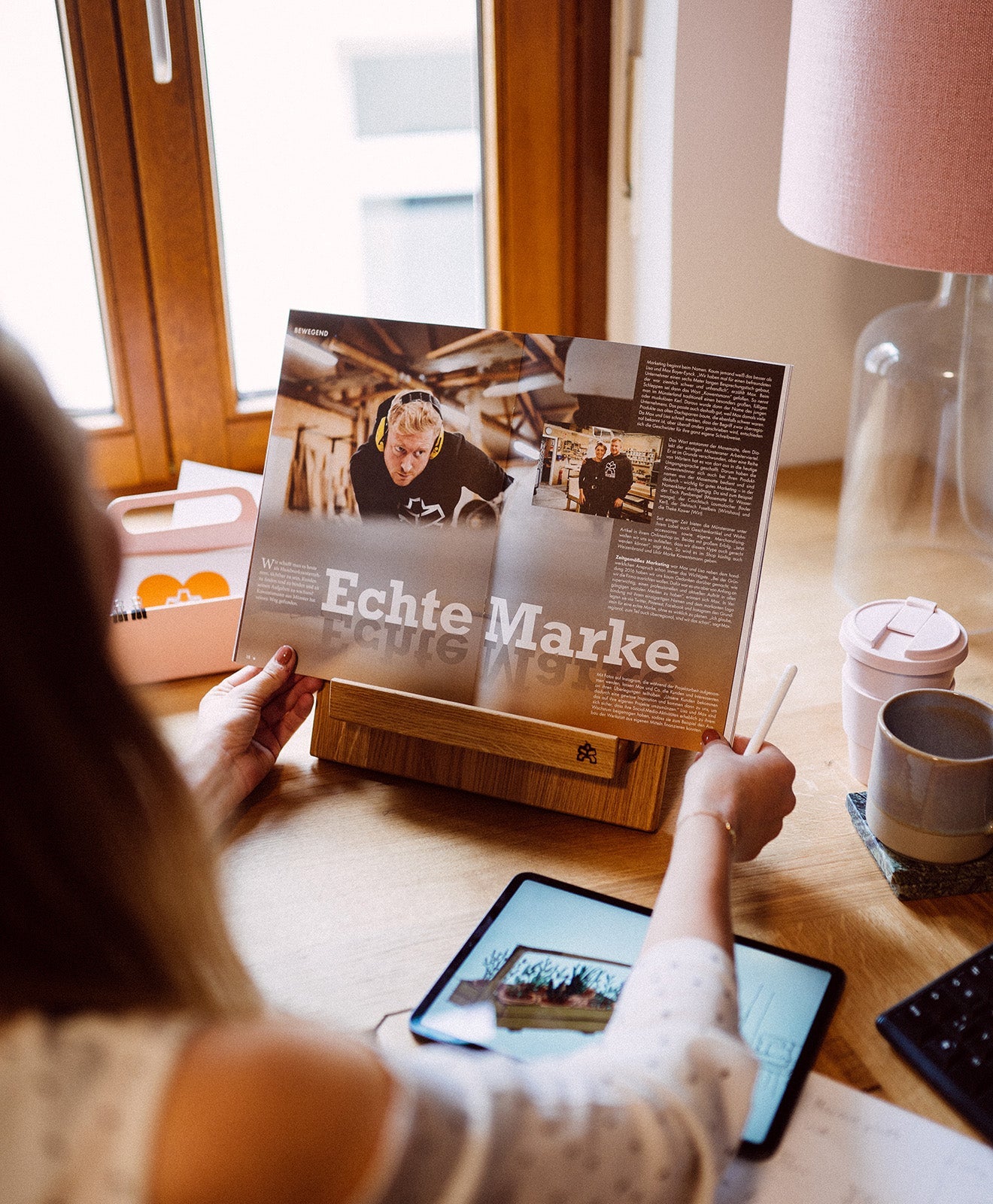 Buchständer Holz PAUKER