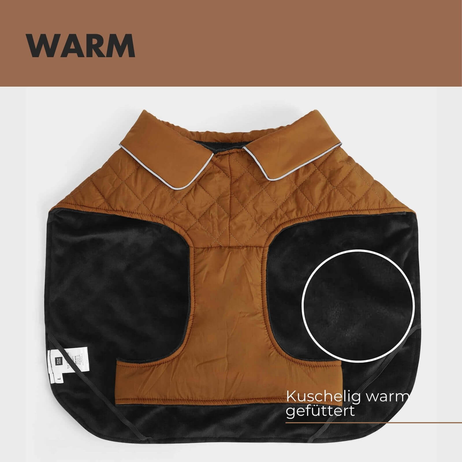 Hundejacke FRITZ Braun