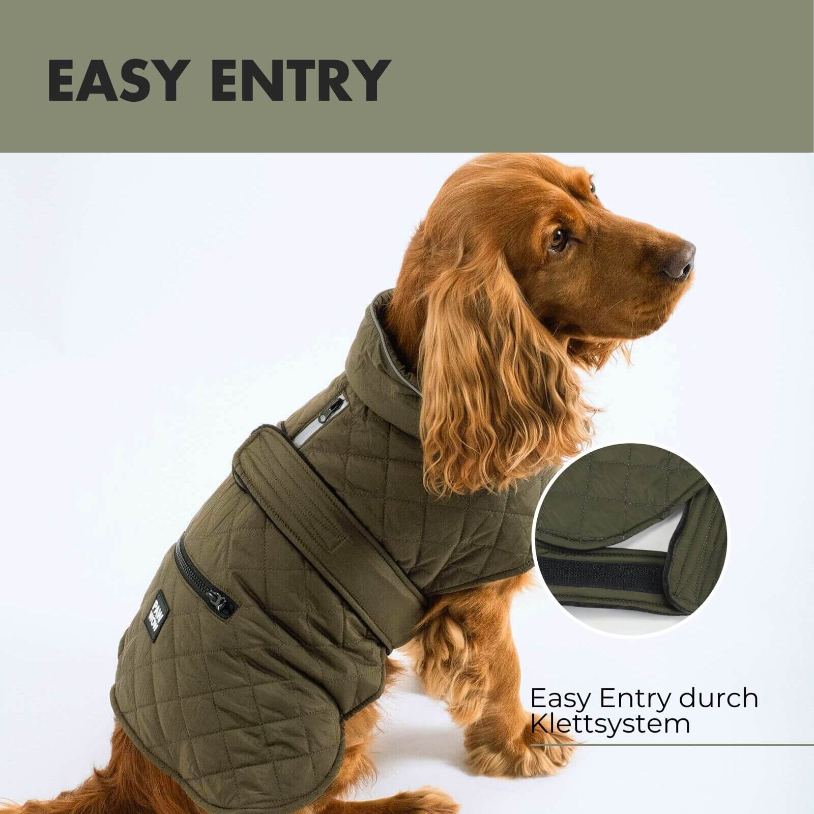 Hundejacke FRITZ Olive