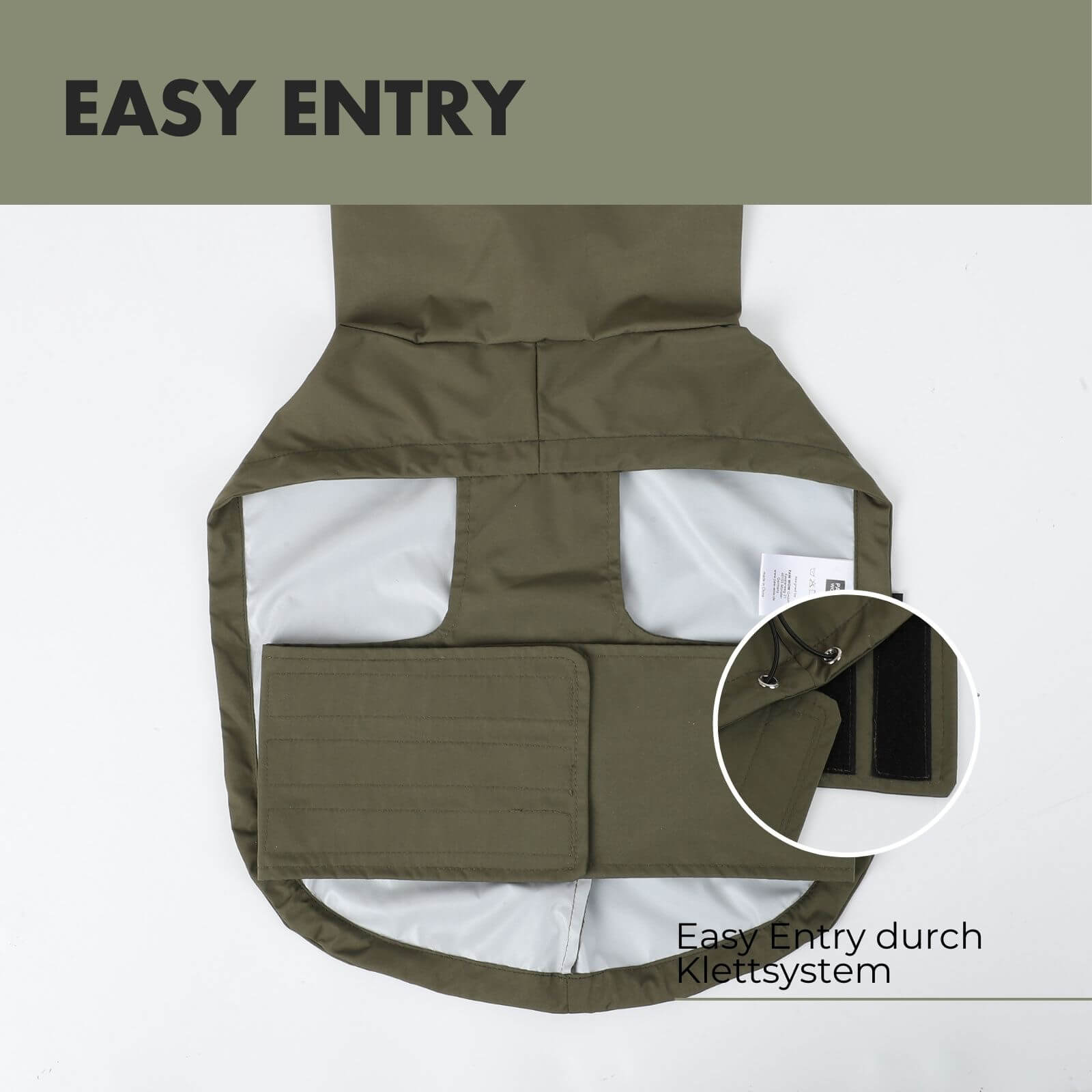 Hunderegenmantel OSKAR Olive