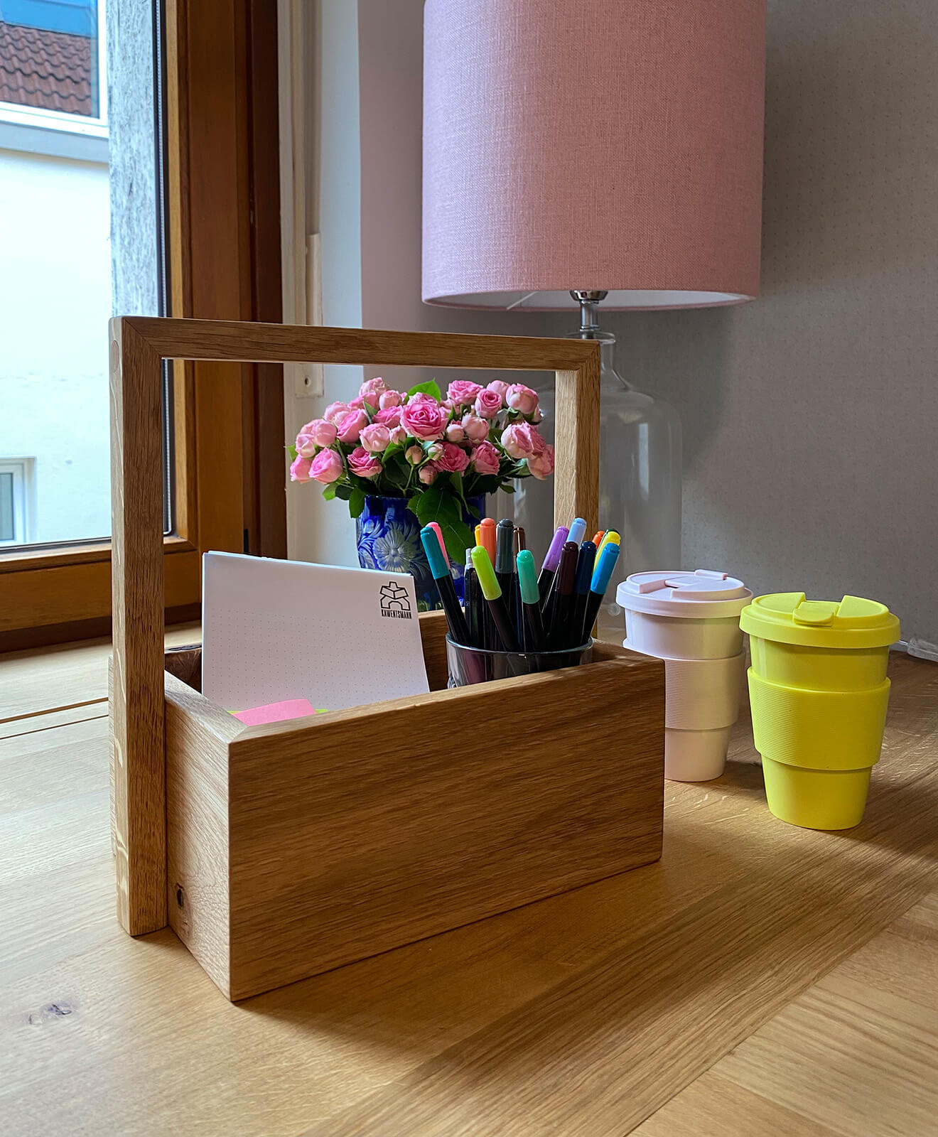 Holzkiste Eiche mit Griff KLEINER FRITZ