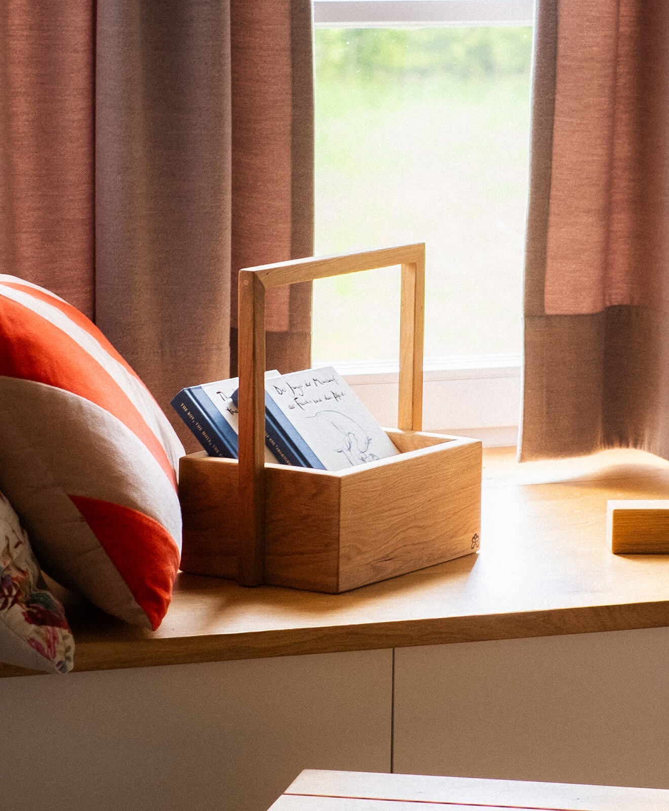 Holzkiste Eiche mit Griff KLEINER FRITZ