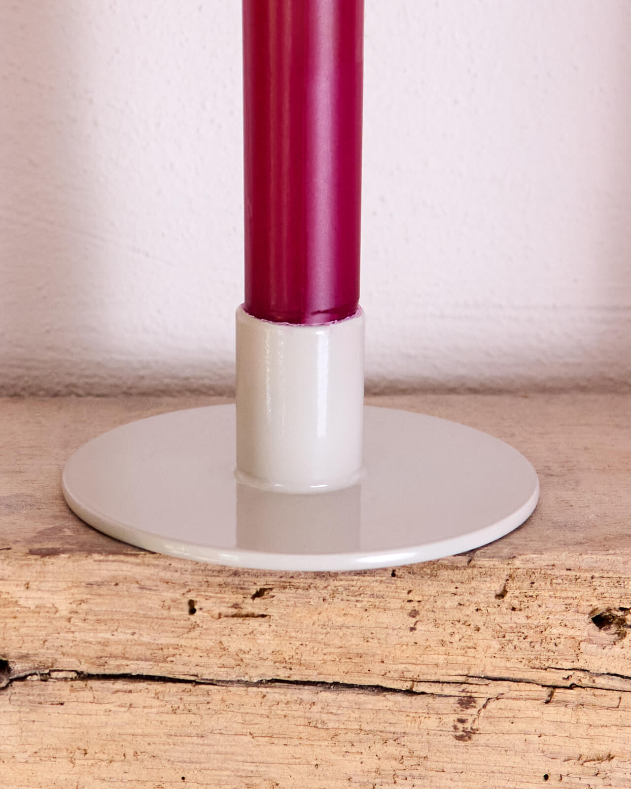 Kerzenständer | Kerzenhalter für Stabkerzen ORBI Grau + Kerze