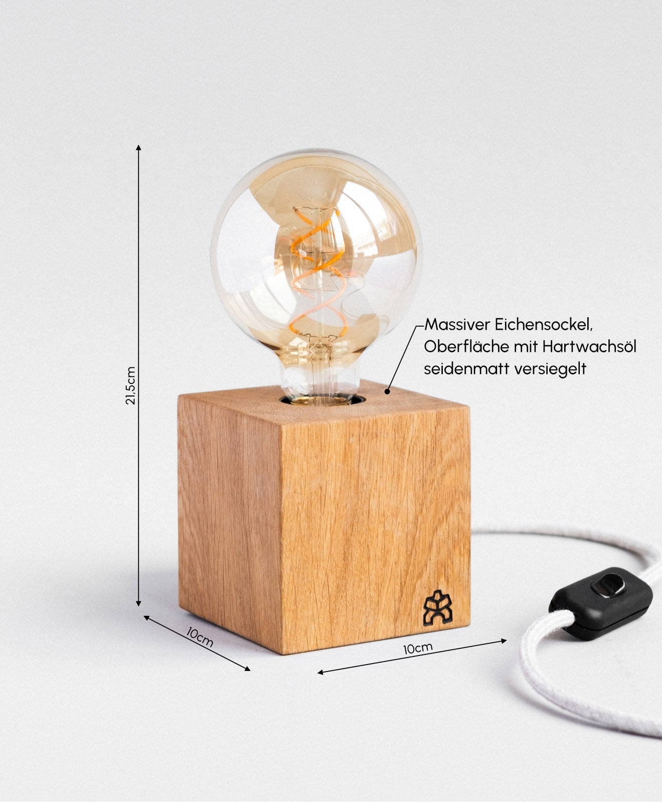 Tischlampe Holz LORENZ