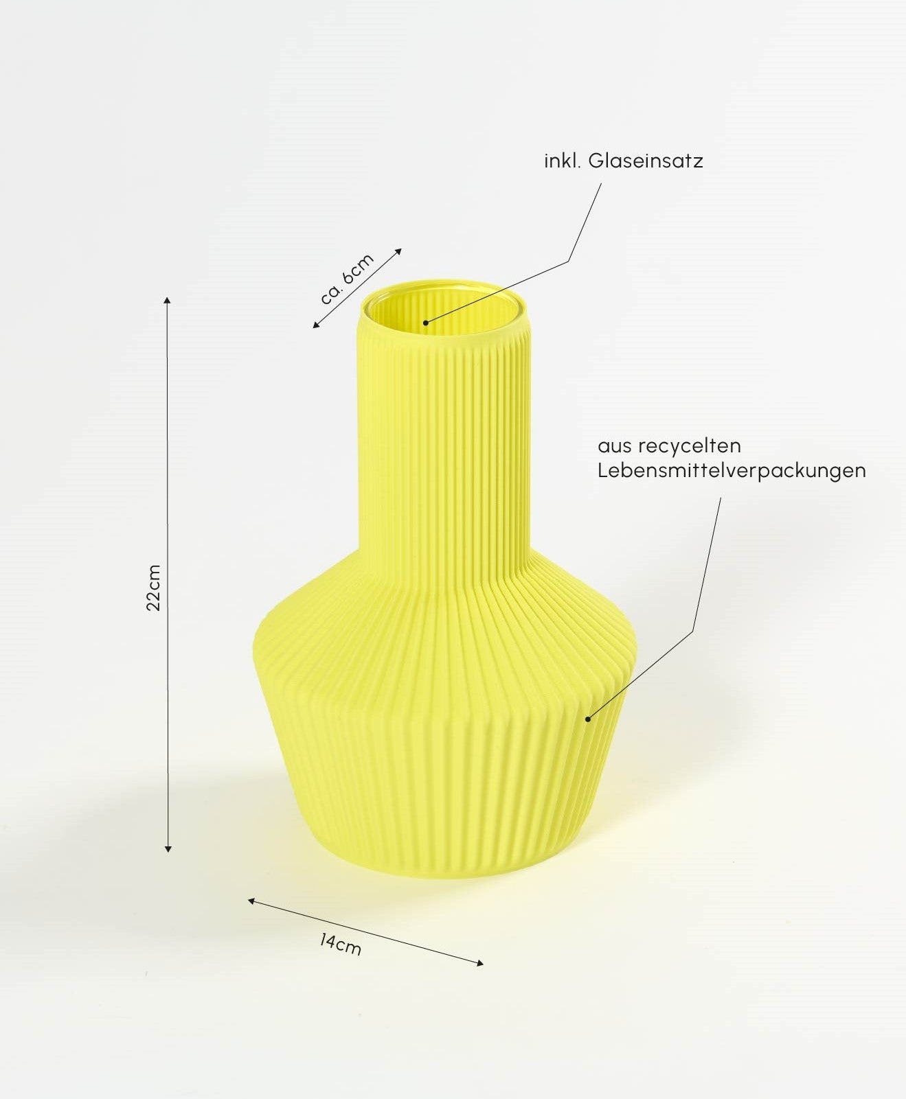 Vase 3D Druck LIV | KAWENTSMANN X RECOZY